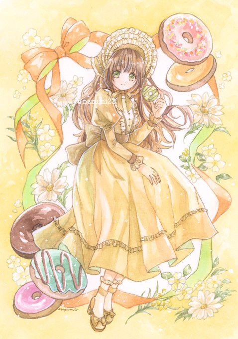 春はもうすぐそこに#透明水彩 #アナログ絵 #oc 
