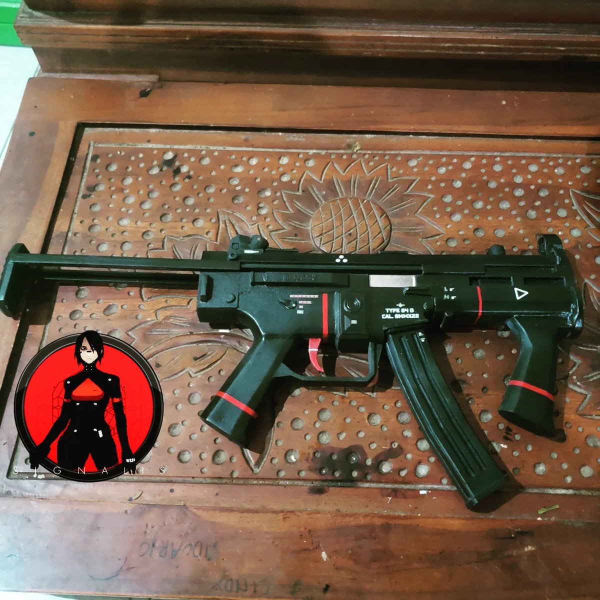 oidnasko_1's tweet photo. Type 84 Drache SMG done.
also Type 84 (HK SMG II) size comparasion to Einhorn, Cz75, Cz skorpion evo 3, and pp19

another progress to signalis cosplay 
#signalis https://t.co/A2FVEZxSFj