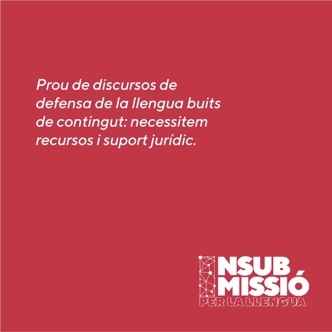 👅 #Insubmissió || No paren de marejar la perdiu, quan els primers passos són clars: recursos i suport jurídic.

#Desobeïm