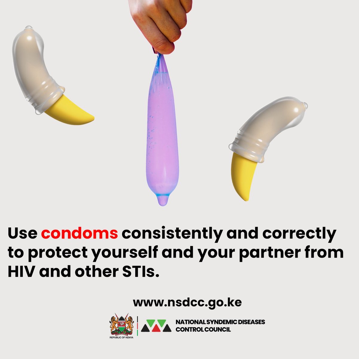 nsdcc_kenya's tweet photo. Use condoms consistently and correctly to protect against HIV, STIs, and unintended pregnancies.
#Saferissexy
#Alwaysinfashion https://t.co/TvHXDw7b4X