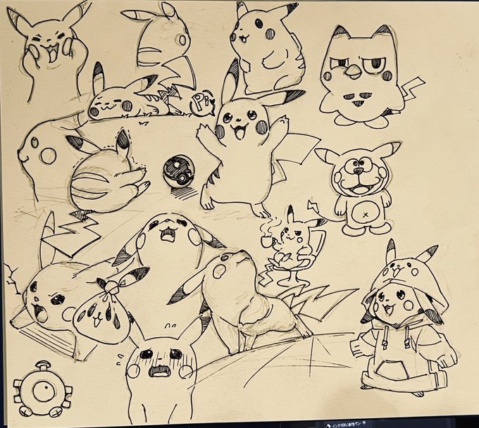 手ぐせピカチュウ⚡️ 