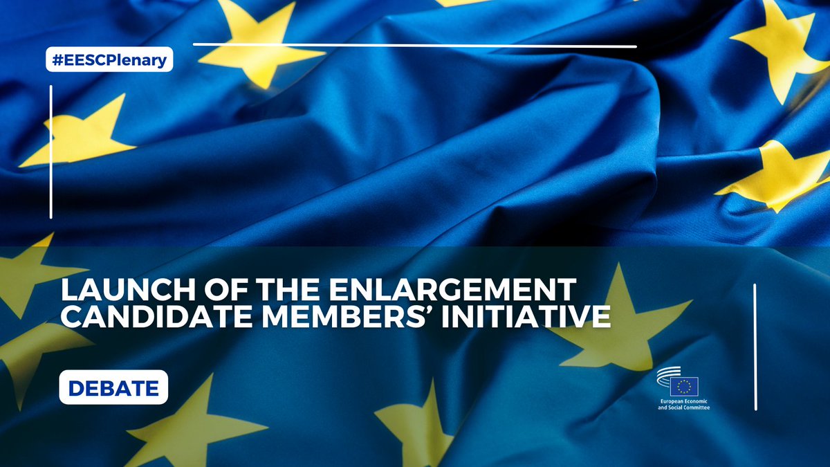 EU_EESC's tweet photo. We are the 1️⃣ EU institution inviting #CivilSociety representatives from candidate countries to join our work.
Follow the debate on the Enlargement Candidate Members’ initiative with @EU_Commission VP, @VeraJourova, 🇦🇱 PM @ediramaal & 🇲🇪 PM @MickeySpajic: https://t.co/76KRb9bOL9 https://t.co/KVQuab2fRq