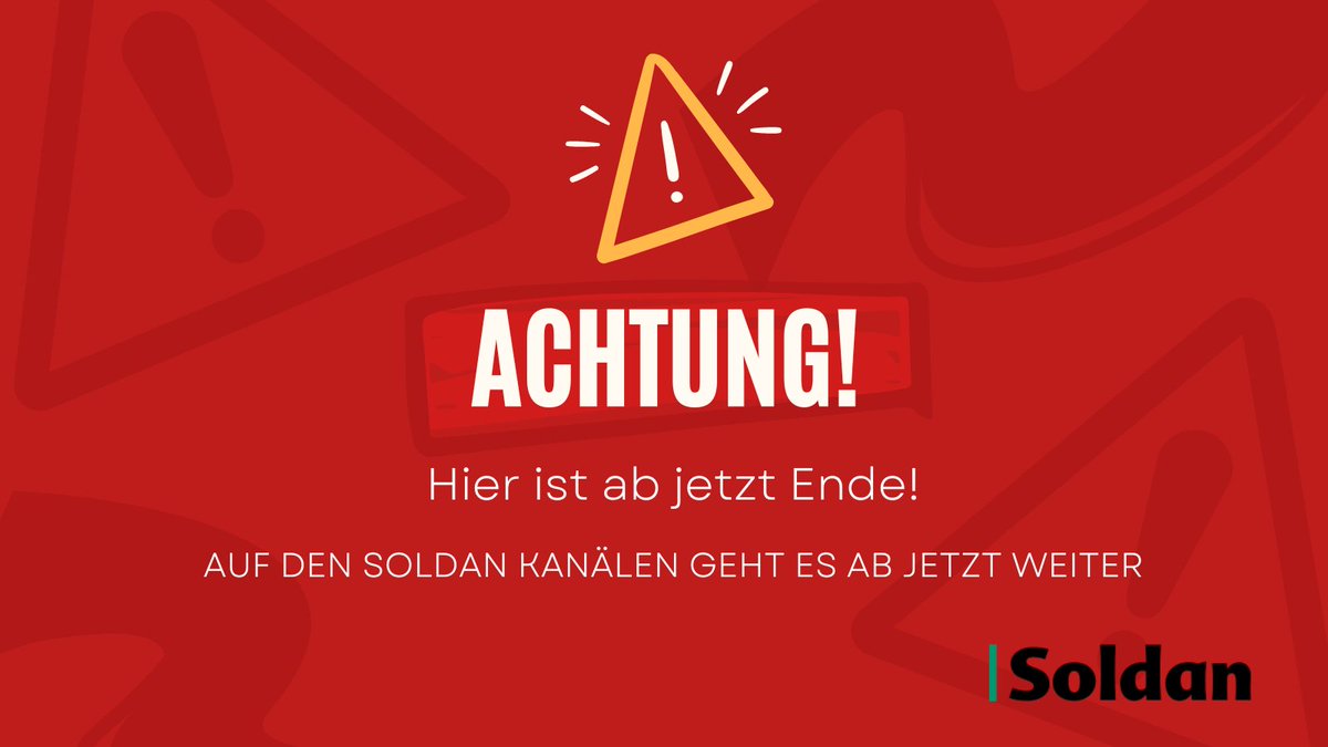 Hier geht es nicht mehr weiter... 🚫 Aber keine Sorge, auf dem <a href="/Soldan_GmbH/">Hans Soldan GmbH</a> Kanal gibt es ab jetzt alle Infos zum ReFa-Tag sowie spannende Branchen-News!💡
