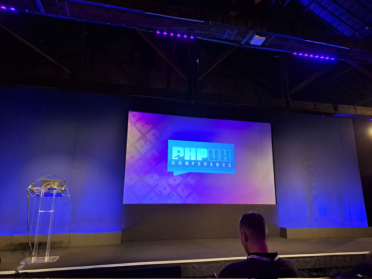 All set and ready to go! #phpuk24