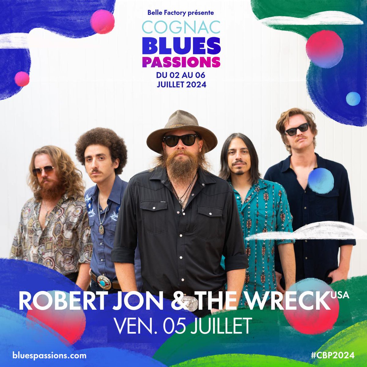 We are excited to announce we will be at Cognac Blues in Cognac France on Friday July 5th! You can get tickets at - bit.ly/rjtwtour #robertjonandthewreck #getwrecked #RJTW #cognacblues