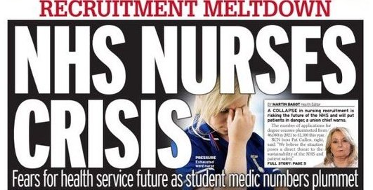 This is a crisis that has been building over the last 14 years of Tory rule. 

Wages slashed. Bursaries cut. Free tuition scrapped. Workloads higher than ever. Funding cut. Beds cut. 

This is systematic destruction of our NHS. 

They want to break it and sell it. 

#SOSNHS