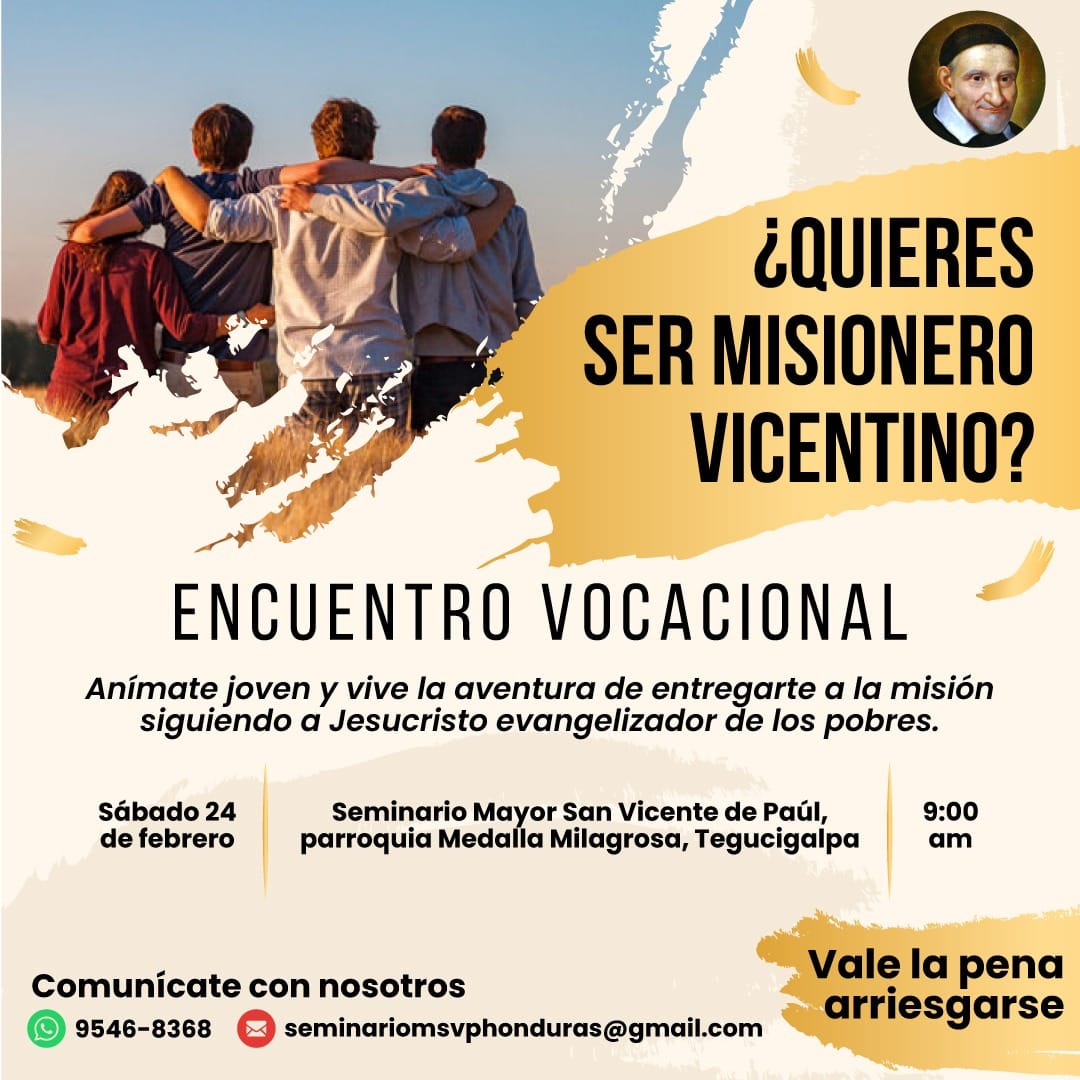 Nuestro Seminario San Vicente de Paúl de Tegucigalpa #Honduras comienza sus convivencias vocacionales.
La primera de este año el sábado 24 de febrero.
#MisionerosVicentinos #Vocación