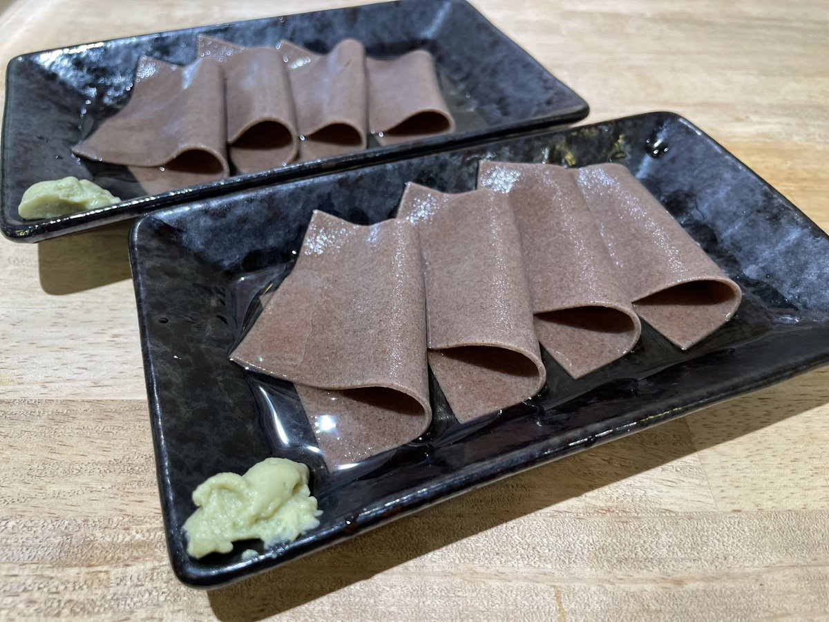 majyokkorei's tweet photo. これ食ってみたかった！そば刺し250円 https://t.co/wJZu7SeImW