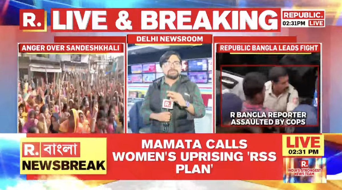 #BREAKING | What she said today doesn't surprise me. Instead of standing by the women of Sandeshlhali, Mamata Banerjee is defending a criminal: BJP spokesperson Charu Pragya as Mamata Banerjee calls women's uprising in Sandeshkhali 'RSS plan'

Tune in here for all the latest
