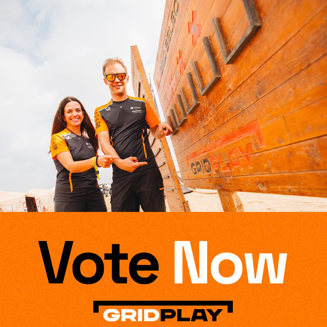McLarenXE's tweet photo. It's a new day, and you know what that means...

TWO MORE GRIDPLAY VOTES! 🤩

Follow the link and make sure to get your votes in for Cristina and Mattias! 🙌