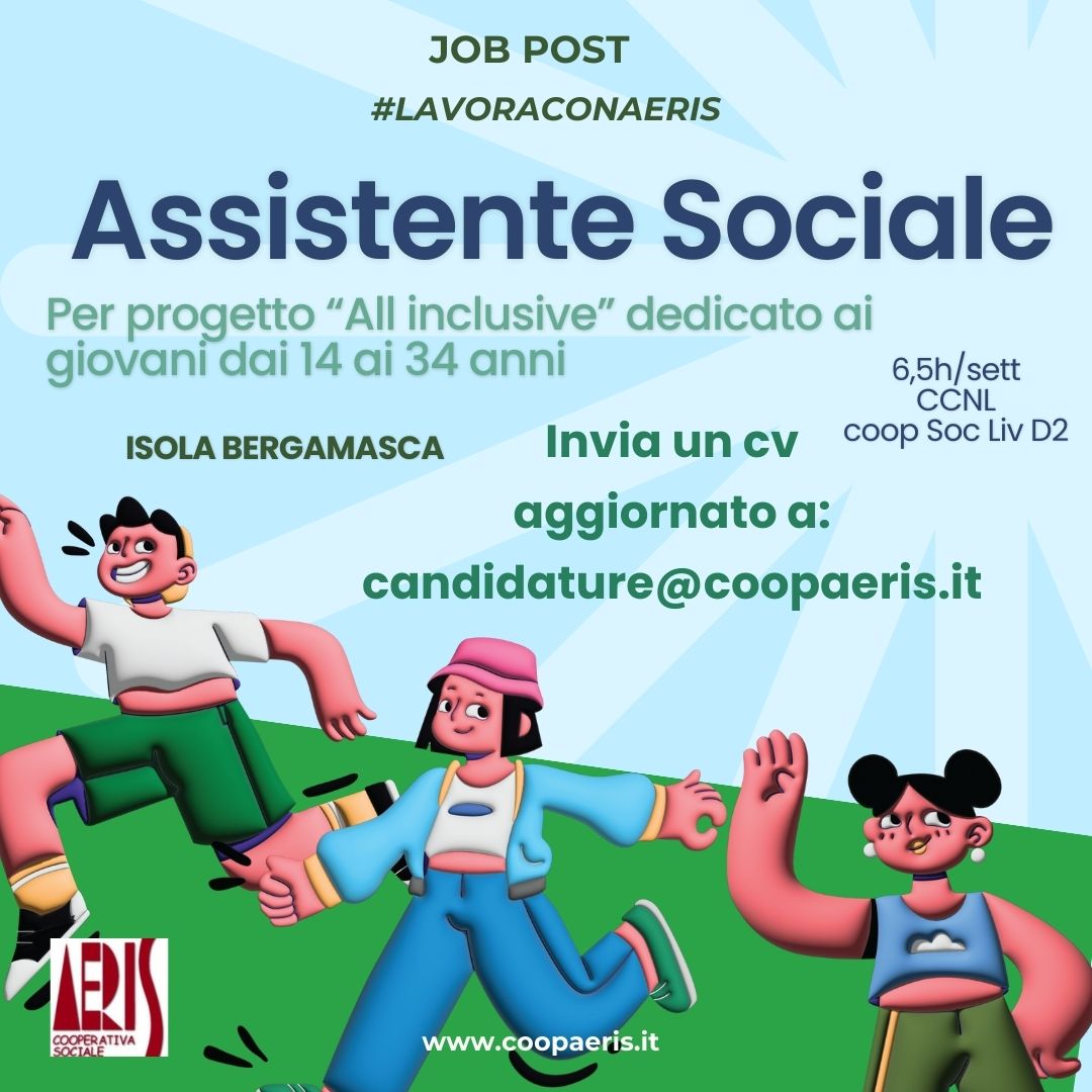la_aeris's tweet photo. #lavoraconaeris tre offerte di lavoro nella Bergamasca!
#educazione #scuola #bergamo https://t.co/wU2b0DaTAt