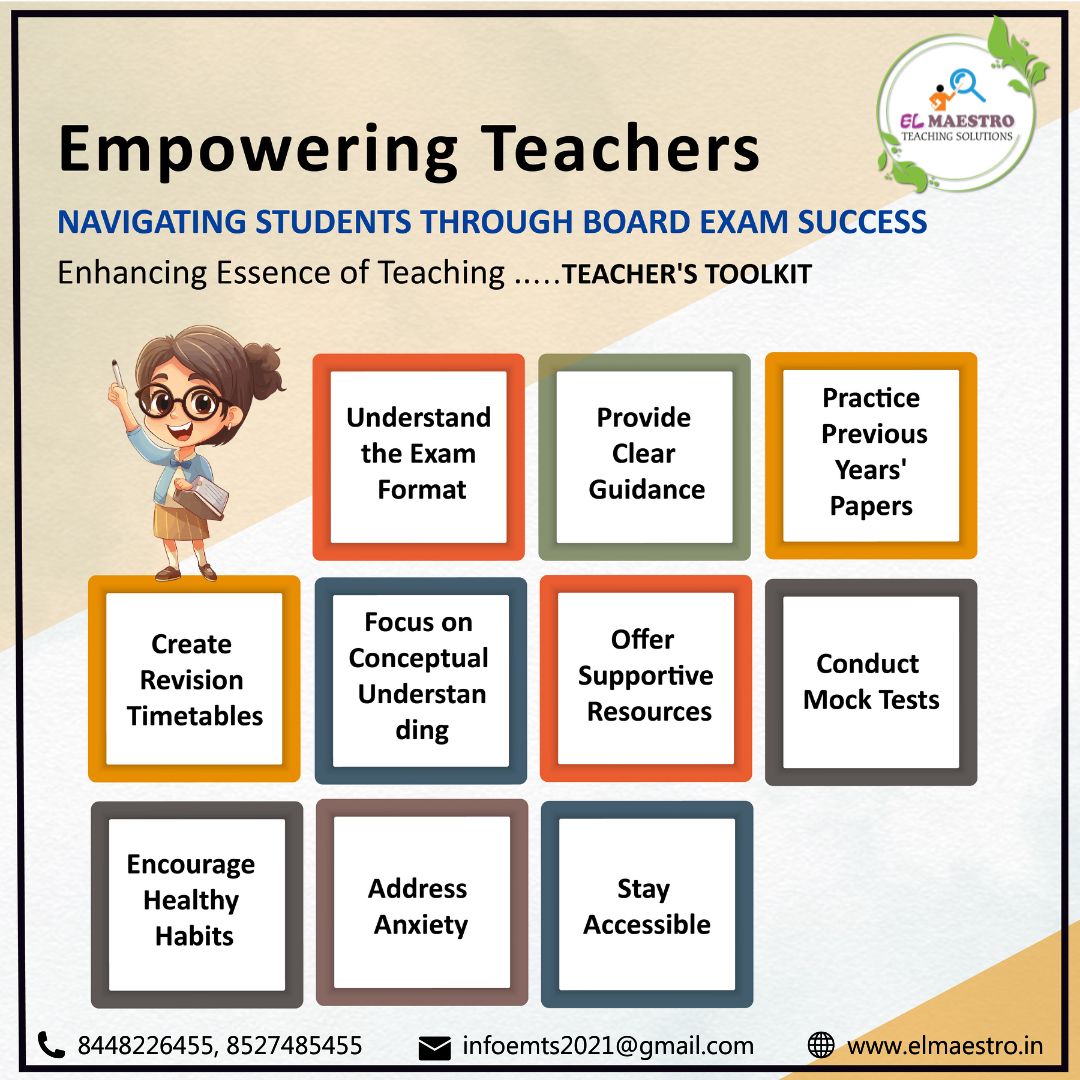 TeachingEl's tweet image. 𝐄𝐦𝐩𝐨𝐰𝐞𝐫 𝐲𝐨𝐮𝐫 𝐭𝐞𝐚𝐜𝐡𝐢𝐧𝐠 𝐣𝐨𝐮𝐫𝐧𝐞𝐲 𝐰𝐢𝐭𝐡 𝐄𝐥 𝐌𝐚𝐞𝐬𝐭𝐫𝐨 𝐓𝐞𝐚𝐜𝐡𝐢𝐧𝐠 𝐒𝐨𝐥𝐮𝐭𝐢𝐨𝐧𝐬!

Contact us at 8448226455 or 8527485455, or Email infoemts2021@gmail.com

#ElMaestro #TeachingSolutions