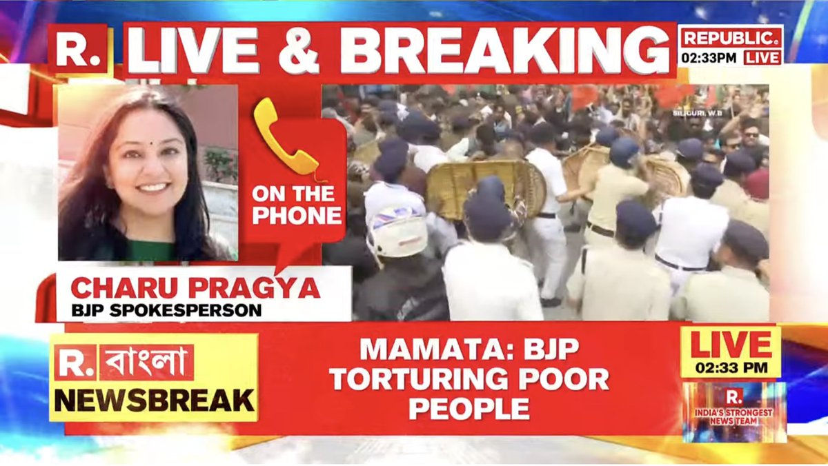 #BREAKING | Shahjahan is not absconding, Mamata Banerjee is well aware of his whereabouts: BJP spokesperson Charu Pragya as Mamata Banerjee shields accused Shahjahan amid state-wide agitation over alleged sexual assault incidents in Sandeshkhali 

Tune in here for all the latest