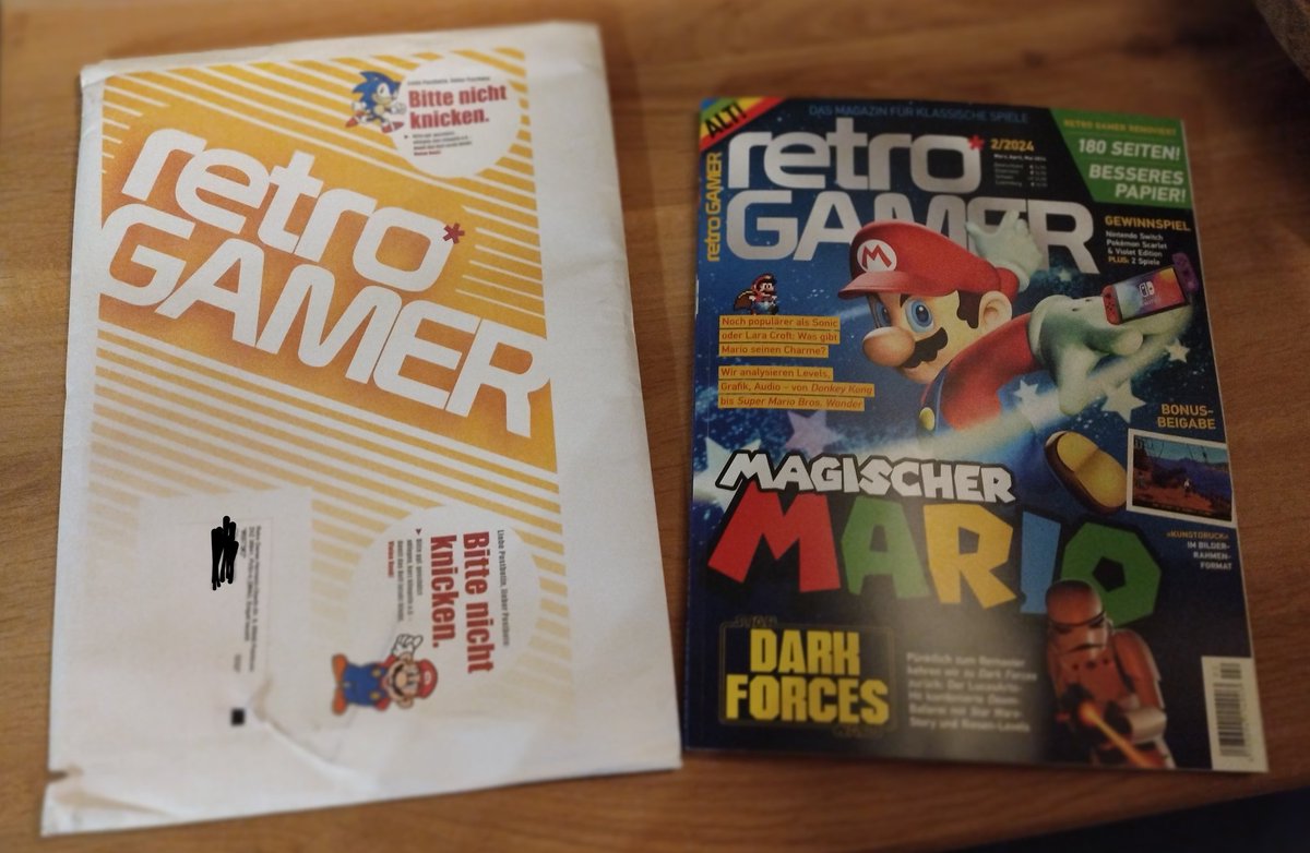 Retroschmökerzeit mit der neuen <a href="/RetroGamer_de/">Retro Gamer</a> 

#Retrogaming #Retrogamer