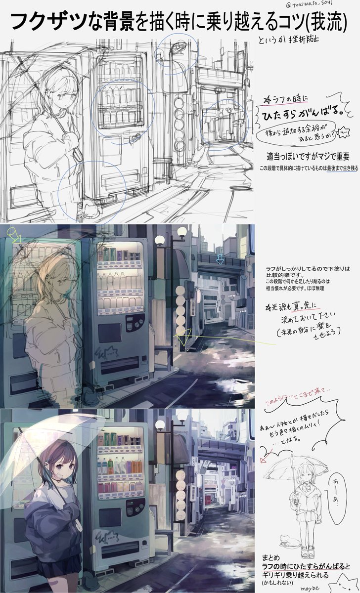 複雑な背景を描きたいがいつも挫折する人へ