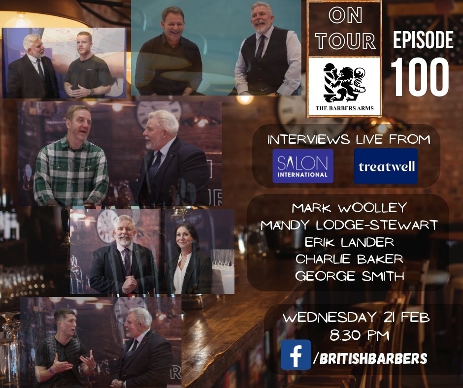BritishBarbers's tweet photo. Join us for this special episode of the BARBER'S ARMS with Gary Machin featuring interviews from Salon International; in partnership with Treatwell. https://t.co/5dX30Mrr3w
#TheBarbersArms #TBAEP100 #BritishBarbers #strengthinnumbers #withlovefromTBA #supportyourlocal #treatwell https://t.co/eyH4IeCagE