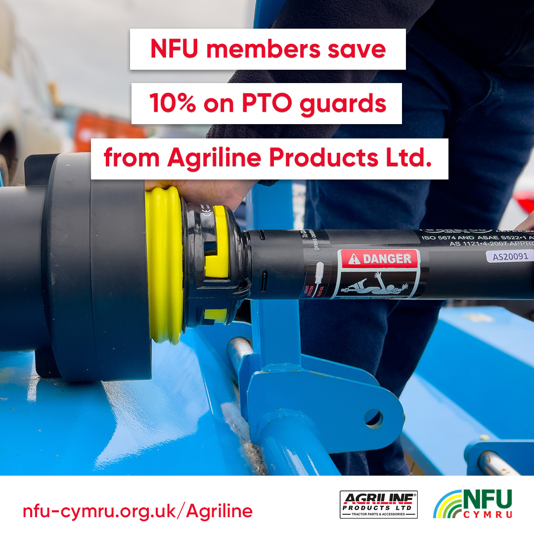 Member discount | We’re committed to helping our members stay safe on farm – that’s why we’ve partnered with Agriline to offer an exclusive 10% discount on PTO guards. Unlock your discount: ow.ly/PEg350QBFai