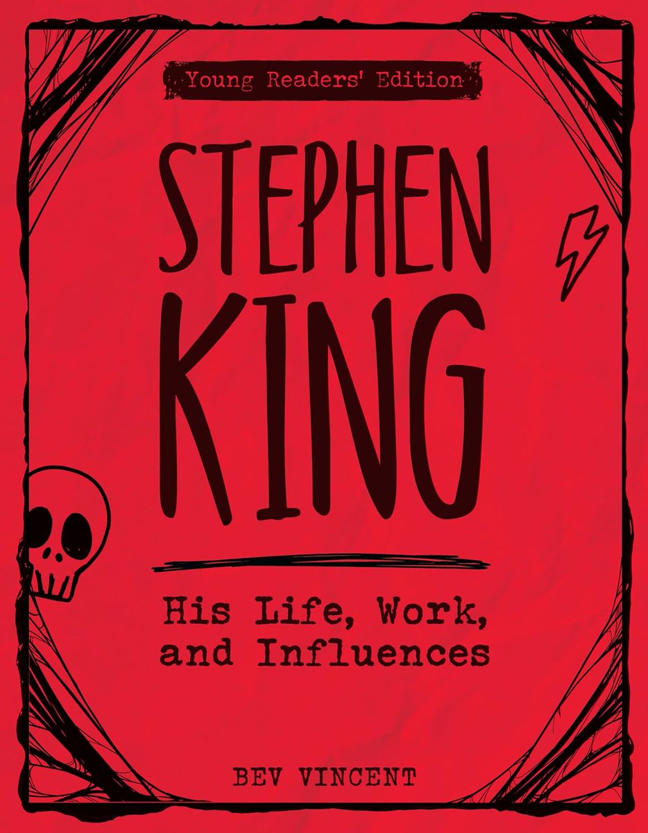 En septiembre se publicará en inglés 'STEPHEN KING: His life, work, and influences', una guía para jóvenes lectores del autor, escrita por Bev Vincent.