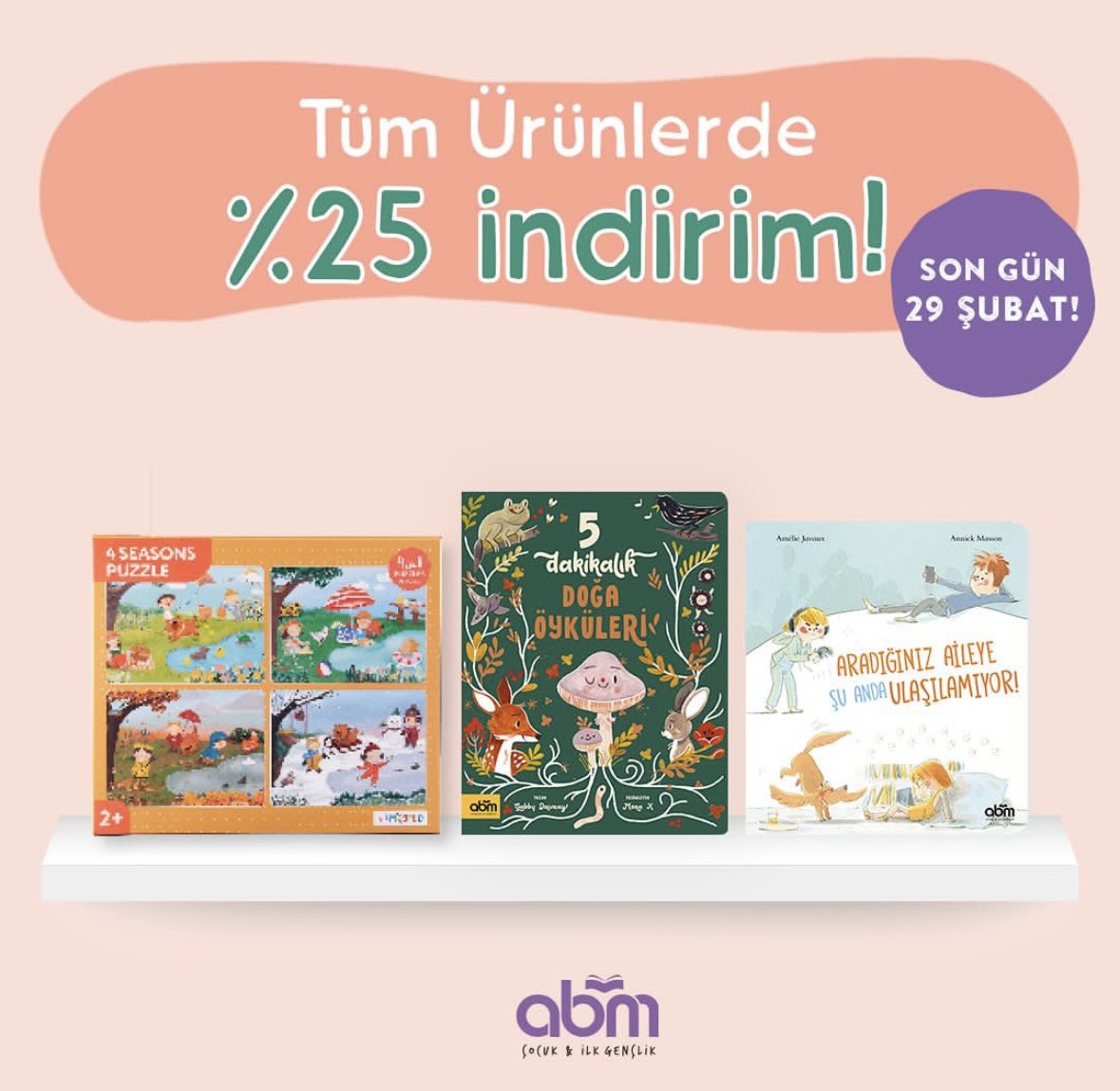 Şubat ayına özel tüm ürünlerde %25 indirim ✨

abmyayinevi.com.tr