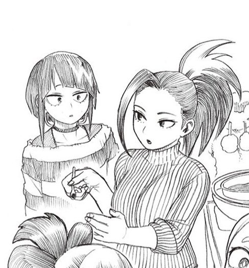 mmjrlove's tweet photo. jirou canonically ate momo's valentines day chocolate! https://t.co/LzU2tXYseJ