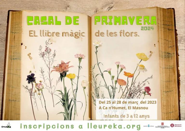Lleureka's tweet photo. Iep famílies! 

Ja tenim obertes les inscripcions del casal de primavera del 2024! 

Del 25 al 28 de març a Ca n’Humet! 

https://t.co/E1oSKHJaOB

#lleureka #casals #elmasnou #masnou #primavera https://t.co/3icK60A02W