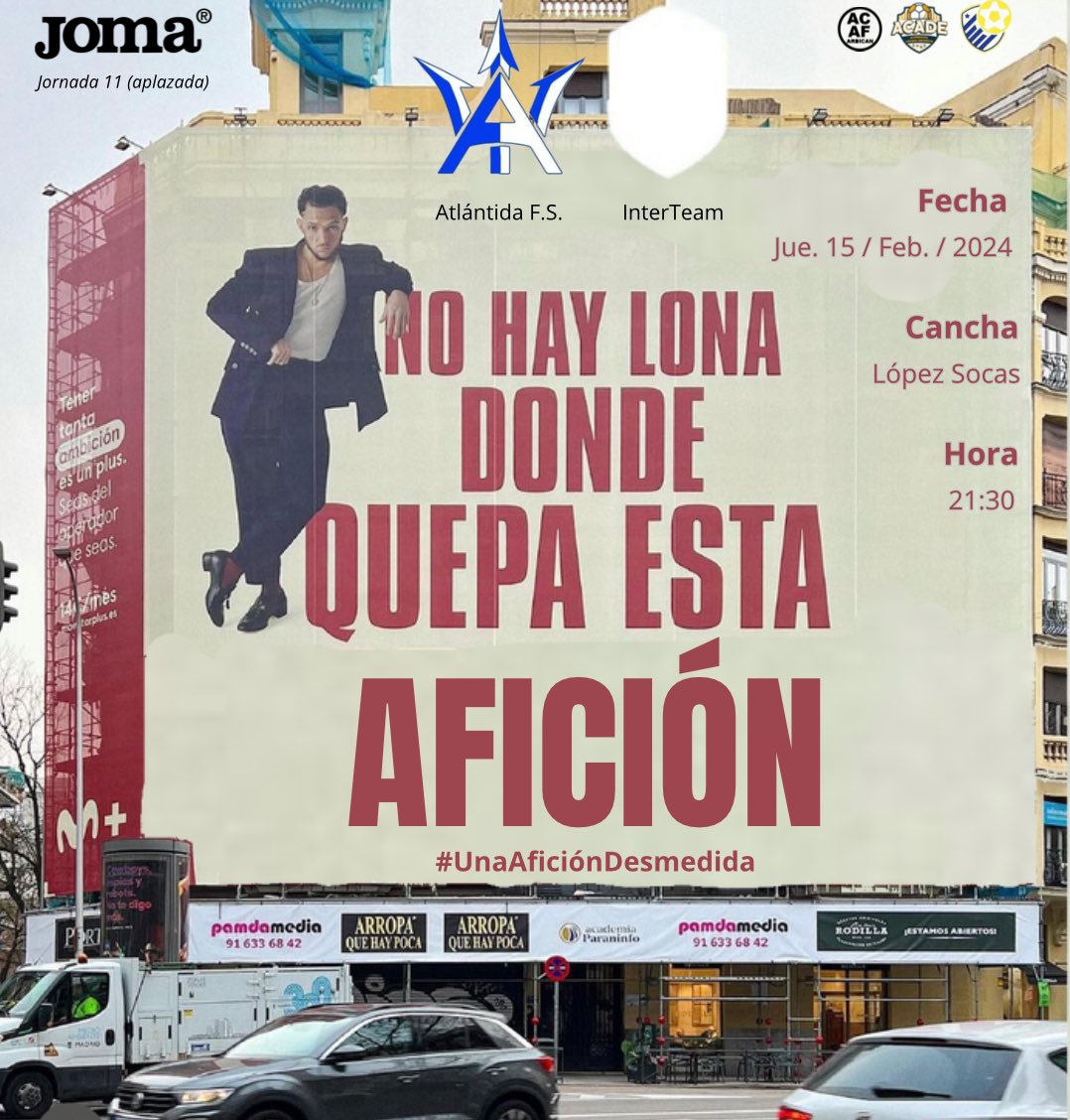AtlantidaFutsal's tweet photo. 👋🏼😃 ¡Buenos días afición!

⚔️ Hoy jugamos ante el InterTeam una jornada aplazada de las pasadas Navidades, ¡lucharemos para que los 3 puntos se queden en casa! 

#SomosUnoSomosAtlántida🔱🤍💙 https://t.co/naNeEqQnRq