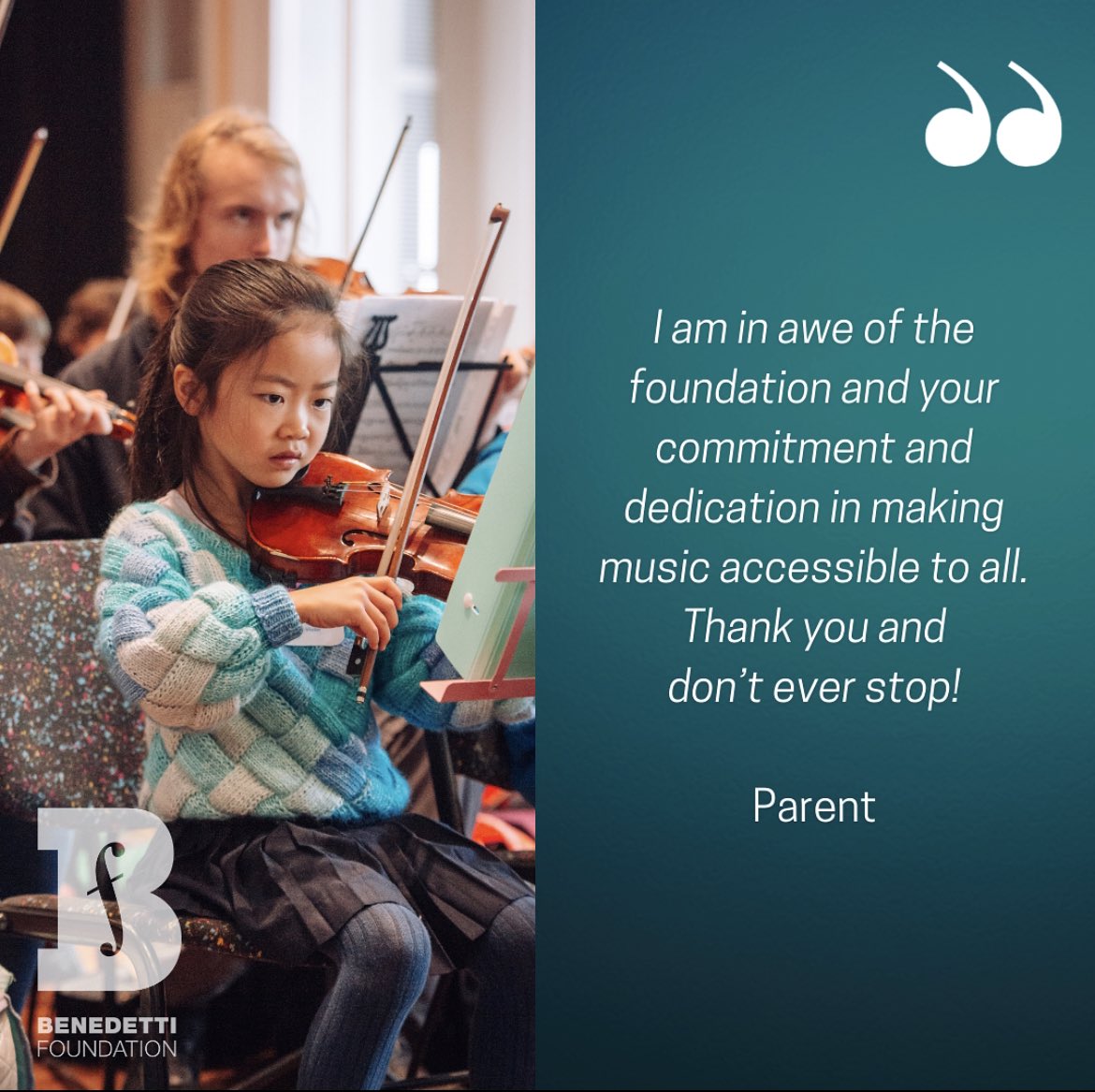 The Benedetti Foundation tweet media