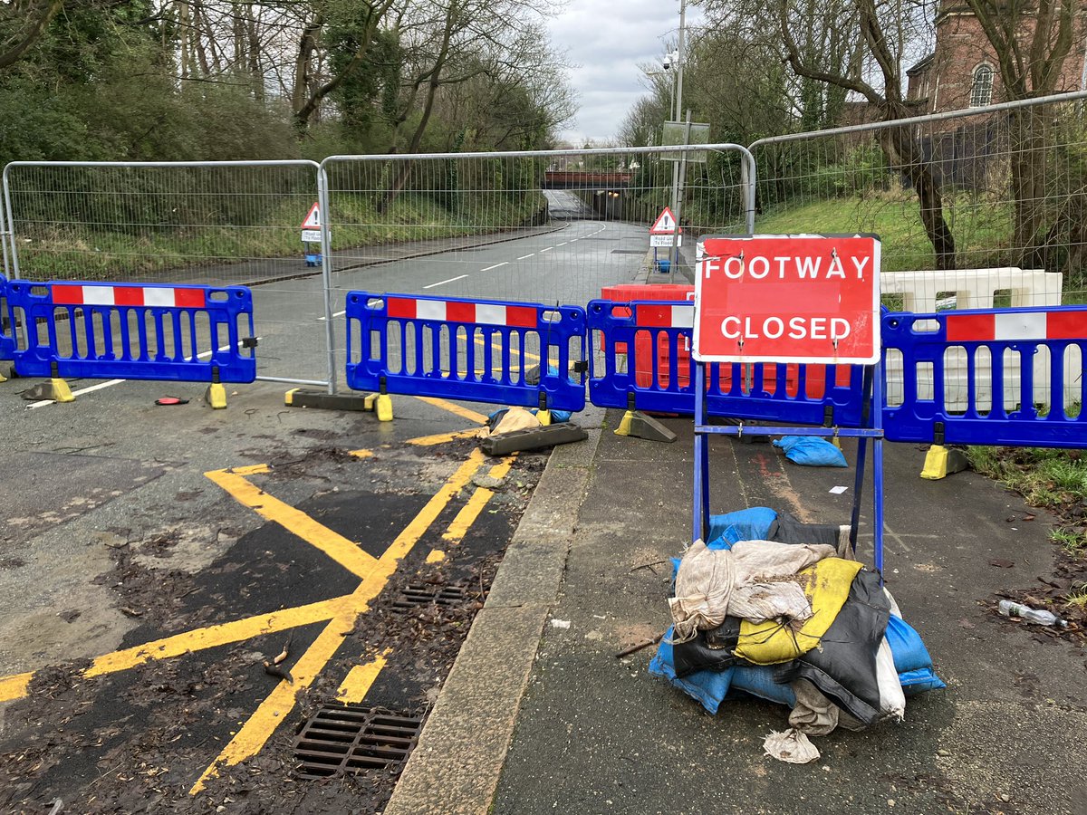 Road in south #Liverpool where elderly couple died when their car was submerged in flood water due to reopen today after 5 month closure. More in @bbcmerseyside at 0930 and @BBCNWT later.