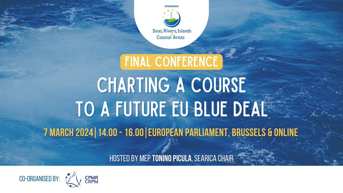 🌊Over the past 4 years, the vital role of seas, rivers, islands, coastal areas has gained significant importance to address major crises. For our final event hosted by SEArica Chair @TPicula, join us to discuss the next generation of 🇪🇺maritime policies➡️bit.ly/3SGJB3T