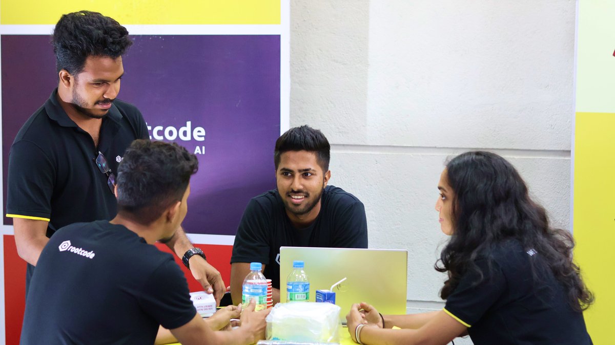 rootcode_io's tweet image. Last week, we had a fantastic time connecting with the students at the University of Moratuwa career fair, and we were excited to return as the platinum partner for the FIT Future Careers event! Swipe through to check out a few snaps from the day.

#careerfair #rootcode