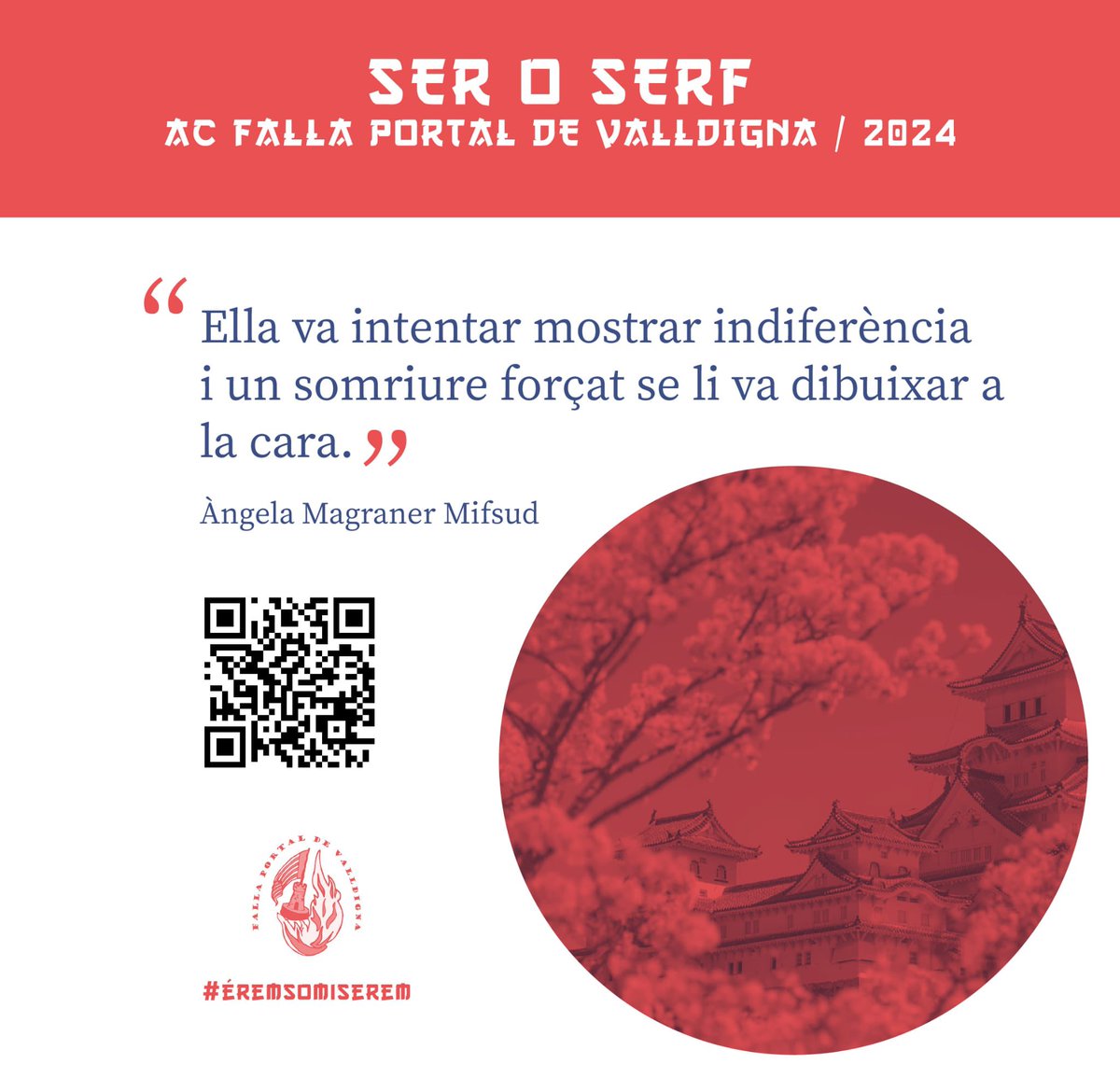 FallaPortal's tweet photo. En l'actualitat, en aquest món, ens toca a nosaltres decidir si volem ser SERFS d'eixa Intel·ligència Artificial o volem ser millors persones gràcies a ella.
#seroserf
#éremsomiserem
#gva
#llibretfaller
#promocióiúsdelvalencià
#culturaitradició
#falles2024
#fallaportaldevalldigna https://t.co/KlUeLy8FQz