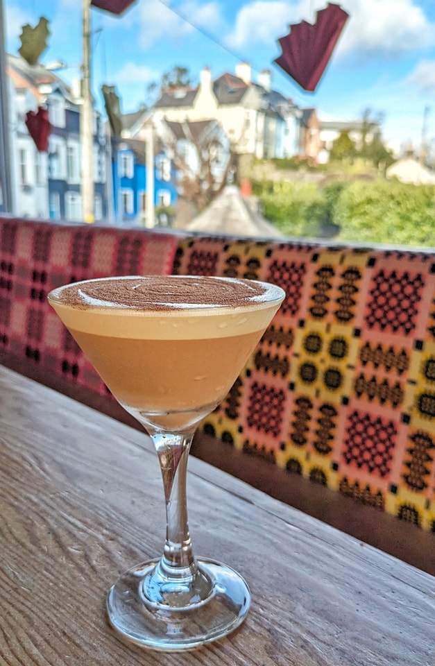 New on the Specials - Caramelys Espresso Martini | Newydd ar y Fwydlen Arbennig - Martini Espresso Caramelys Phil & the rest of the bar team will be shaking up this indulgent cocktail, using a fine selection of Welsh spirits! The Caramelys will be available until Sunday!