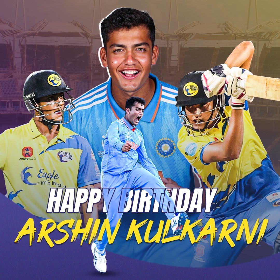 Happy Birthday, Arshin 🎊🎂! It's your world, we're just living in it ✨❤️

.
.
.
.

#cricket #indiancricket #cricketindia #arshinkulkarni #nashik #nashikcity #nashikkar #lucknow #lsg #lucknowsupergiants #ipl #iplt20 #ipl2024 #cricketedits #cricketlife #cricketlover #cricketfever