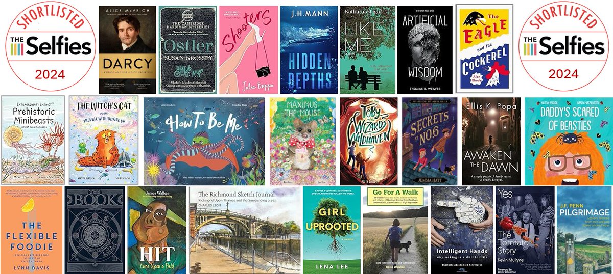 The shortlists have been announced for the 2024 <a href="/SelfiesAwards/">TheSelfiesBookAwards</a>! The winners will be unveiled at <a href="/LondonBookFair/">The London Book Fair, 16-18 March 2027</a> 

bookbrunch.co.uk/page/free-arti… (Free to view)