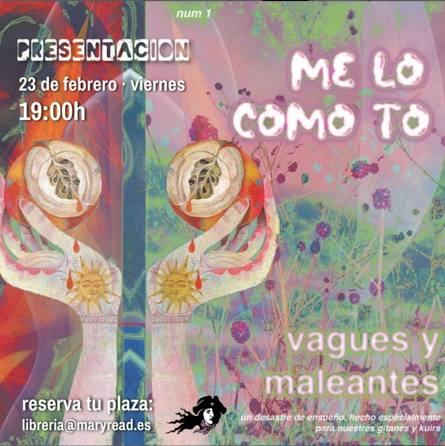 nataliaper_'s tweet photo. 📚 PRESENTACIÓN 
#Melocomoto, no 1 de nuestro 
fanzine #VaguesyMaleantes 

en @MaryReadLibre !
🗓️ Viernes, 23 de febrero
⏰ 19:00h
📩 Reserva de plazas: libreria@maryread.es

@Kamipnasqo @Gitanizando @claupatra_IX @LibresLios @InakiArriMartin https://t.co/hIAScTfCrY