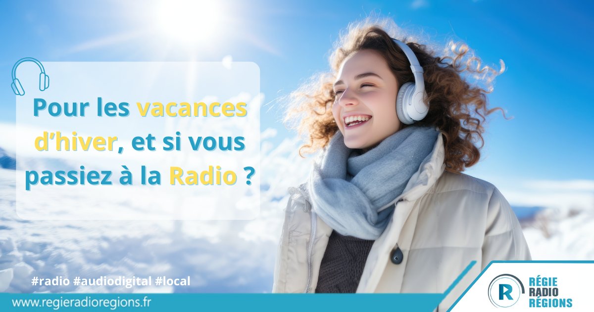 Regieradioregio's tweet photo. Profitez du temps libre pour communiquer pendant les vacances  ! ❄🤩

Activités de loisirs, touristiques… Faites vous entendre et booster vos ventes!

Communiquez localement sur nos radios et sur nos plateformes audio-digitales  ! 🎧

Contact ➡ https://t.co/TMEnI7COpO https://t.co/xoARsHZN3V