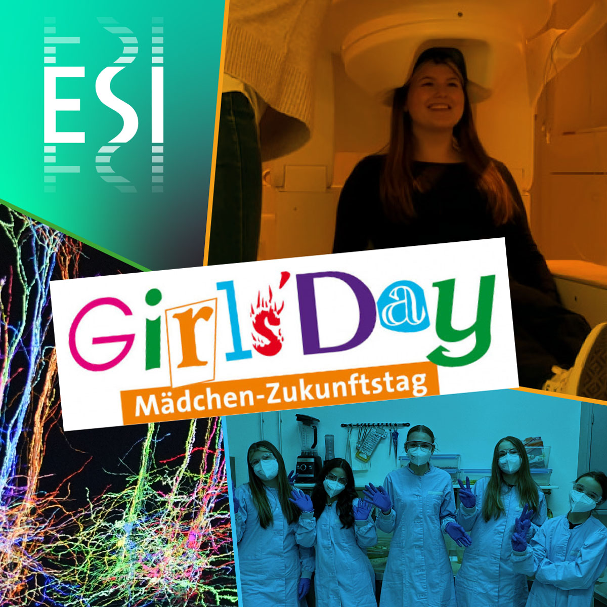 This year, the ESI takes part in the nationwide Girls' Day initiative on April 25 for the second time! 💪 Girls in the Frankfurt region between 12 and 18 years: Join us and be a neuroscientist for one day! 👩🔬 Sign up here: fcld.ly/kc3cfwk #WomenInSTEM #GirlsDay2024