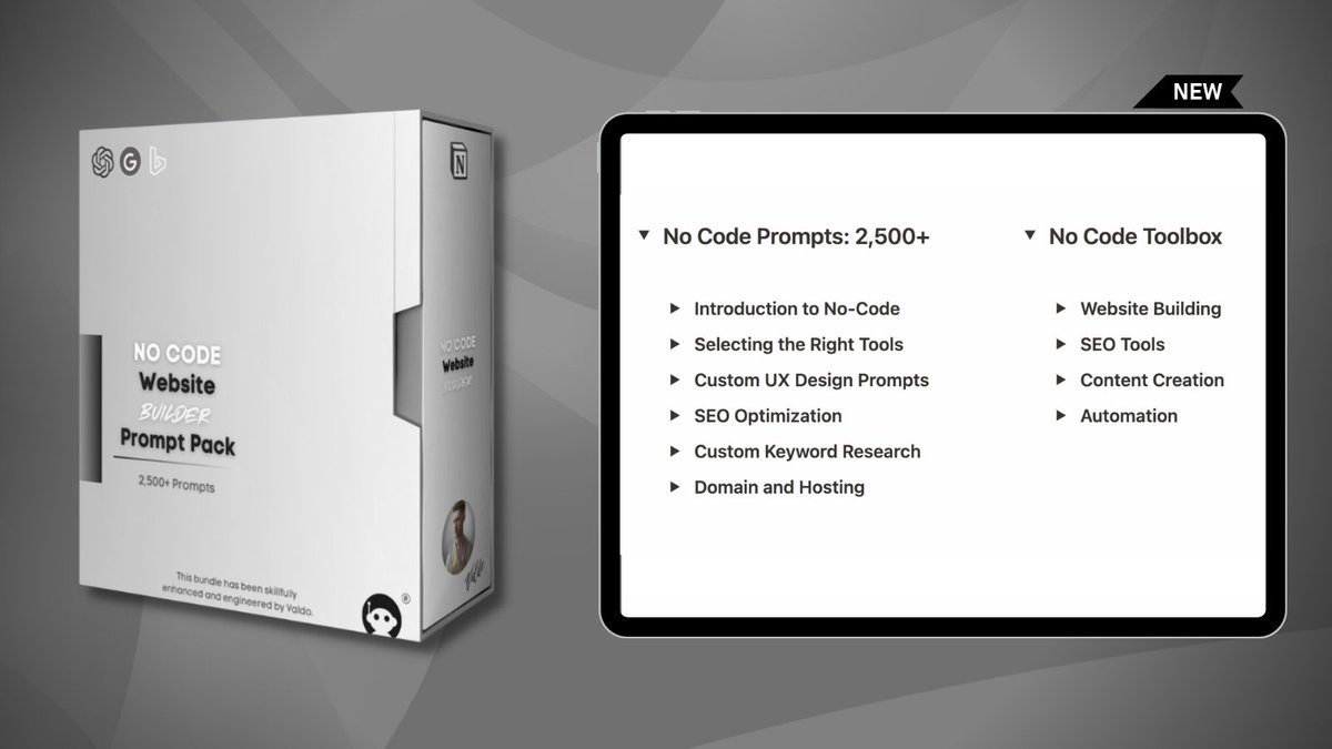 AI is heaven for no coders.
 
But 98% people don't know where to start.

So I made a copy paste website builder.

✓ 2,500 prompts
✓ List of the best tools 2024

And for the next 24hrs it's FREE! 

To get it, simply:

• Like
• Reply "NO"
• Follow me (to get auto DM)