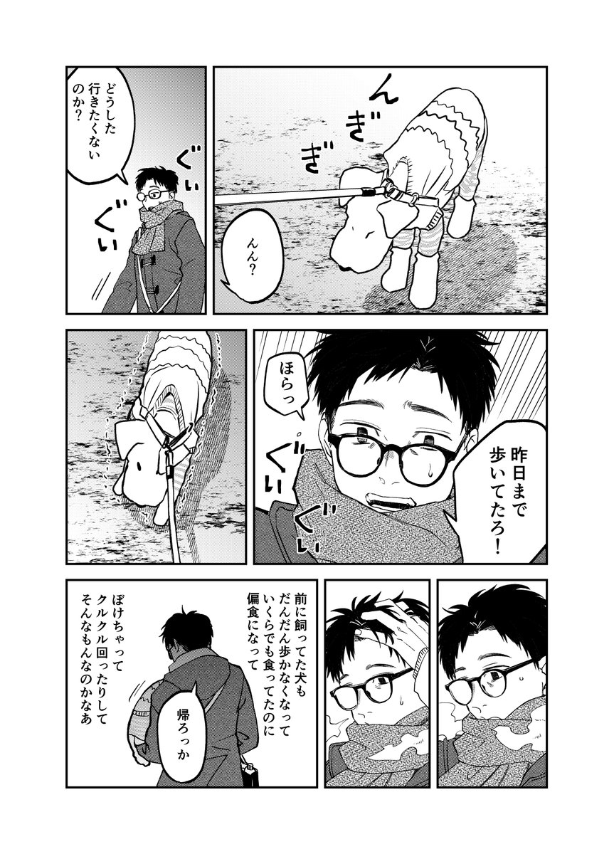 愛犬の老いに直面する話。2/4