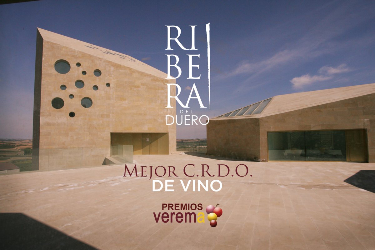 ¡Somos el mejor C.R.D.O de 2023!

Ayer se fallaron los Premios <a href="/Verema/">Verema</a> y estamos muy agradecidos con vuestro apoyo. Queremos felicitar a todos los galardonados, en especial a los «nuestros».

¡Enhorabuena <a href="/VinaSastre/">Bodegas Hnos. Sastre</a>, <a href="/emilio_moro/">Bodegas Emilio Moro</a>, <a href="/almacarraovejas/">Alma Carraovejas</a>, <a href="/BodegasArzuaga/">Bodegas Arzuaga</a> y <a href="/BodegasFFR/">Familia Fernández Rivera</a>!