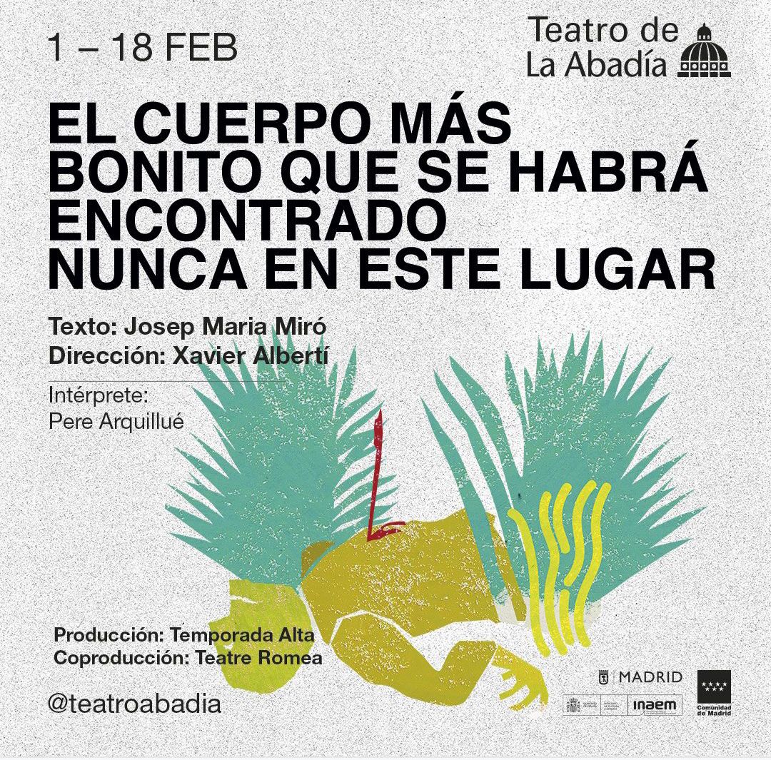josepmariamiro's tweet photo. Ahir, pocs minuts abans de començar "El cos més bonic que s'haurà trobat mai en aquest lloc" al @teatroabadia 
Acabem diumenge amb entrades exhaurides en totes les funcions d'aquesta setmana. Agraïts de l'excel·lent acollida a Madrid. Estem molt contents.
https://t.co/G8irLPSF5R https://t.co/rH3TX7BF7J