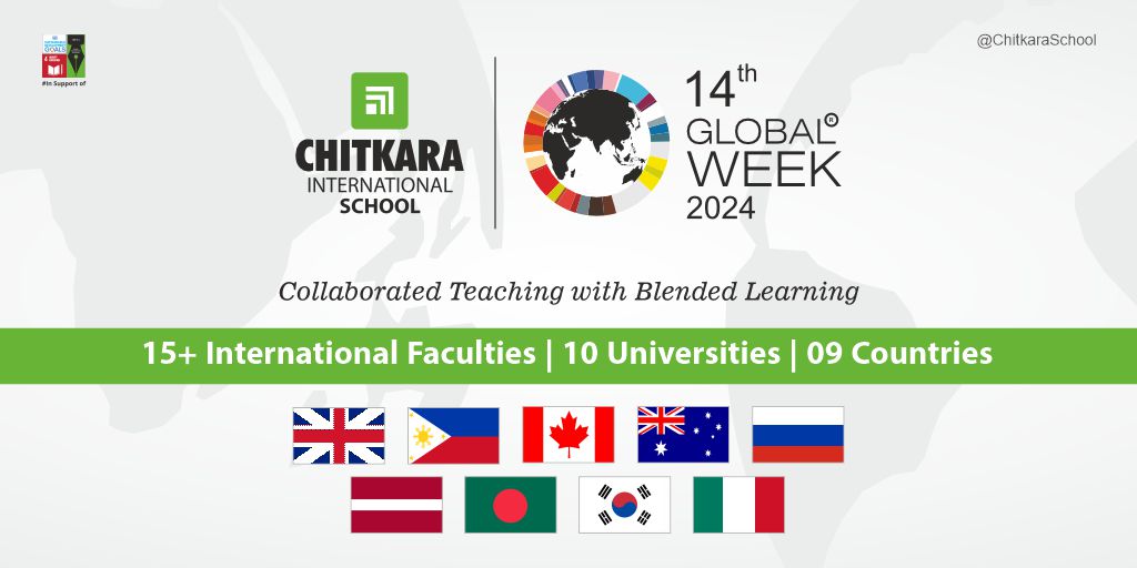 Chitkara International School in association with Chitkara University is all geared up to host the much-awaited and magnificent 14th Global Week

-
#CIS #Globalweek #learning #Teachingmethods #ChitkaraInternationalSchool #StudentEducation #ChitkaraUniversity