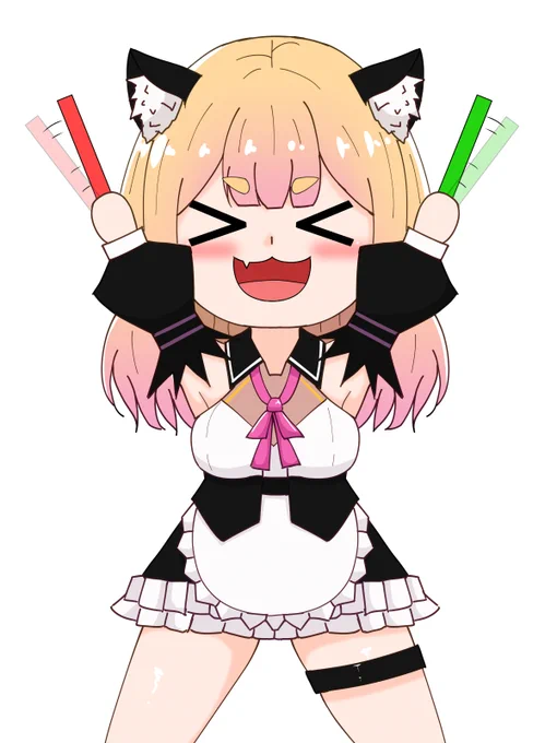 これは元気いっぱいに踊るちょろちゃん#わからせあーと#わからせちょろ 