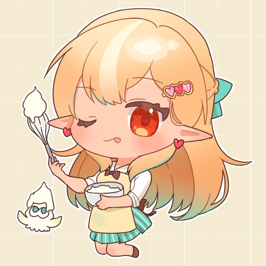 不知火フレア 「ホイップ塗りたくっちゃうぜぇ!#しらぬえ 」|染宮のイラスト