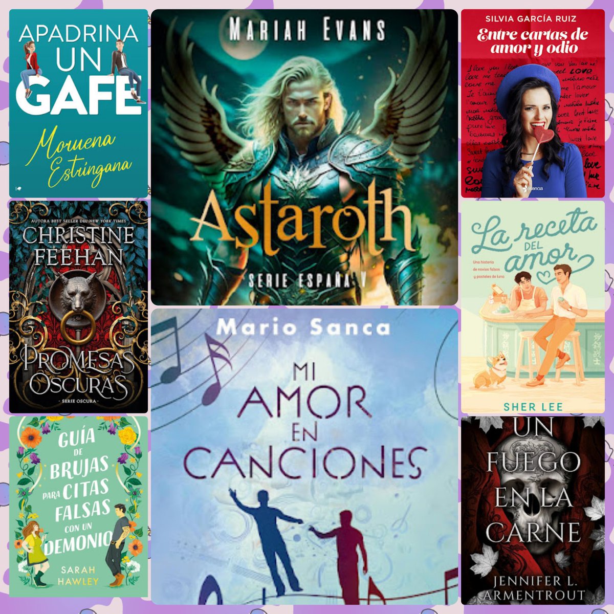 Nuevas novedades en novela romántica 😍
laestanteriadeloslibros.blogspot.com/2024/02/nuevas…
<a href="/MoruenaE/">Moruena Estríngana</a> <a href="/MariahEvans1983/">Mariah Evans</a> <a href="/Silviagr22/">Silvia García Ruíz</a> <a href="/mariosanca/">mario sanca</a> <a href="/Titania_ed/">Titania</a> <a href="/HarperCollinsIB/">HarperCollins Ibérica 📖</a> <a href="/Puck_ed/">Puck España</a> <a href="/edicioneskiwi/">Ediciones Kiwi</a> <a href="/EstanteriaBooks/">La Estantería de los Libros📚</a> 
#NovedadesEditoriales #NovedadesLiterarias #NovelaRomántica #Fantasía #RománticaContemporánea