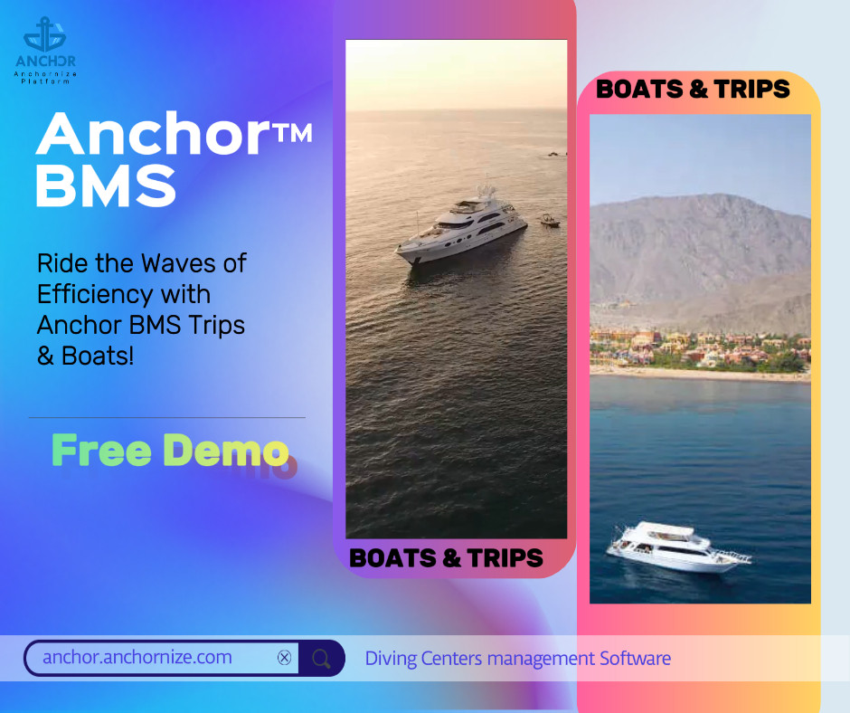 AnchorBms's tweet photo. Ride the Waves of Efficiency with Anchor BMS Trips & Boats! 🌊 Our system allows you to manage your trips and boats efficiently. Ride the waves of efficiency with Anchor BMS! #EfficientSailing #AnchorBMS https://t.co/sO7OvLOVhX
