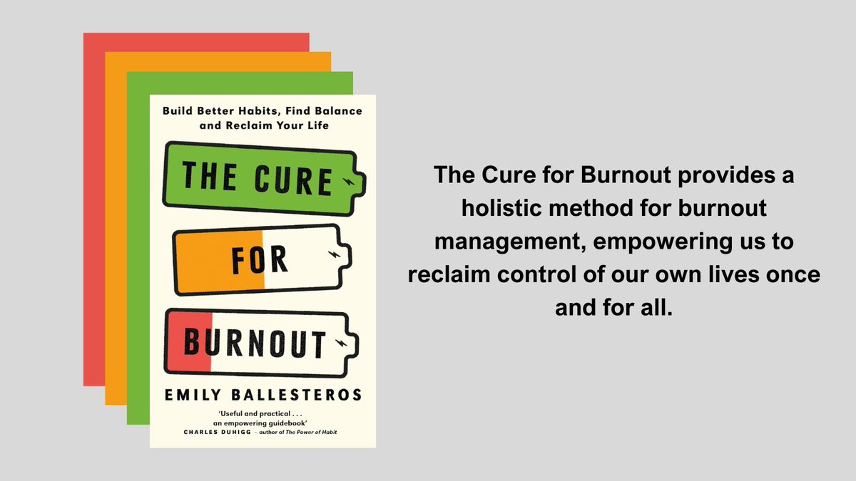 Happy Publication Day, #EmilyBallesteros! 🥳 #TheCureForBurnout: Build Better Habits, Find Balance and Reclaim Your Life is out now 🇬🇧 from #Lagom, @bonnierbooks_uk ✨📚 🪫🔋 Get your copy here 👇 tinyurl.com/5btnf2kh #nonfic #burnoutmanagement