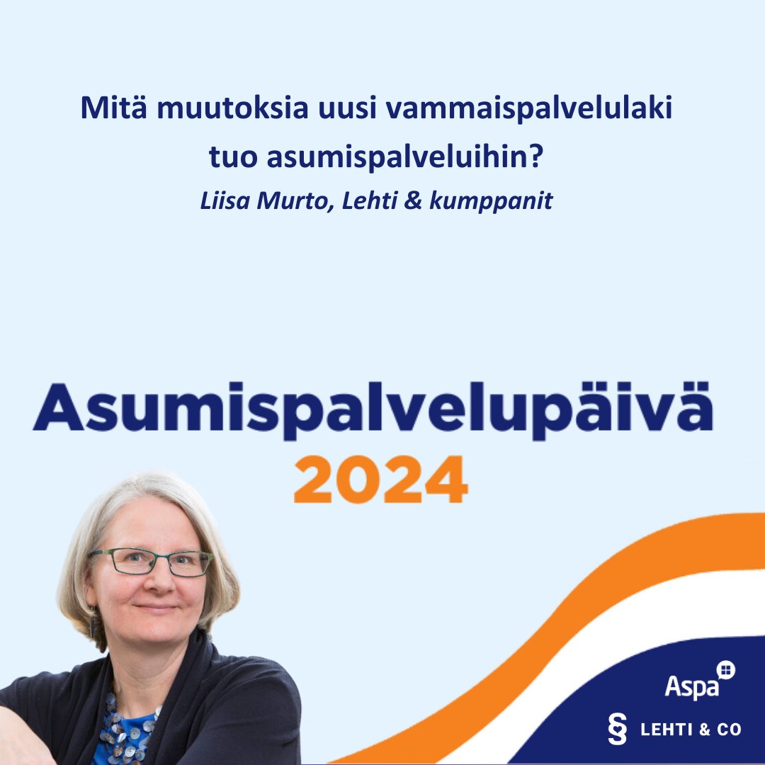 Asumispalvelupäivä 2024 kokoaa yhteen ison joukon asiantuntijapuheenvuoroja. Päivän keskiössä ovat ihmisoikeudet ja niiden toteutuminen asumispalveluissa. Tule 9.4.2024 paikan päälle Helsinkiin tai osallistu etänä. #Asumispalvelupäivä2024 #ihmisoikeudet 
aspa.fi/tietoa-aspasta…