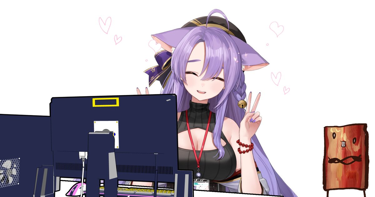 「普通に配信してるのになんか運営の目が厳しいしぃあさん #ビバプロクソコラグランプ」|221(ﾂﾂｲﾁ)同人作家VTuber@月一で電子同人誌制作中のイラスト