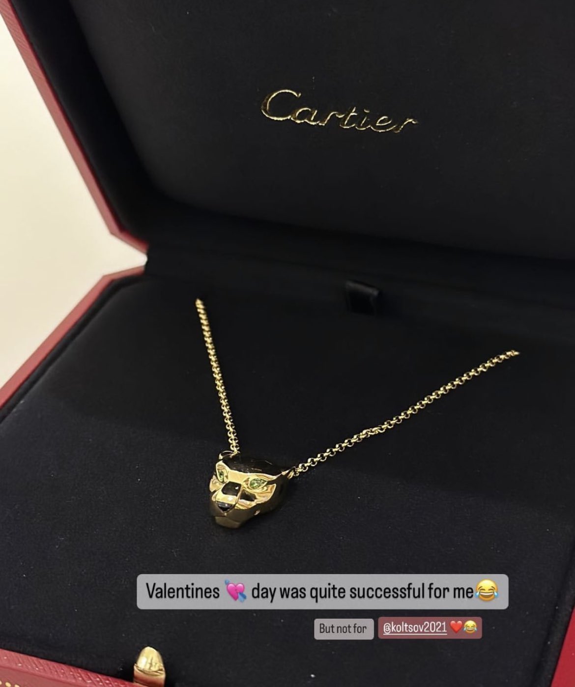 Conor mcgregor shop cartier necklace